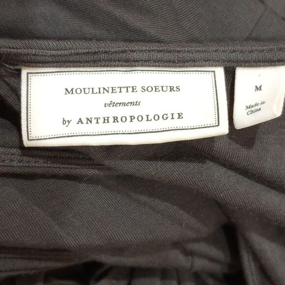 Anthropologie Moulinette Soeurs Alisande Cropped Knit Jumpsuit - Moss - Size M - Picture 10 of 14